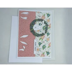 Osterkarte im quer Format, Frohe Ostern