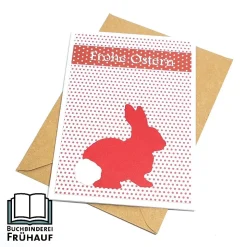 Osterkarte Klappkarte Frohe Ostern