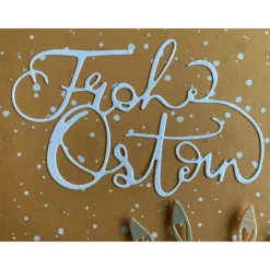 Osterkarte Klappkarte Grußkarte 