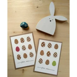 Osterkarte "Korkeier"