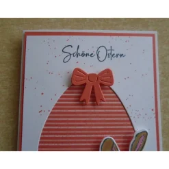 Osterkarte  Ostern Grußkarte Osterhase Hase Eier Ostereier Glückwunschkarte