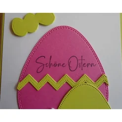 Osterkarte  Ostern Grusskarte Osterhase Hase Eier