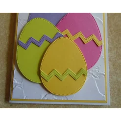 Osterkarte  Ostern Grusskarte Osterhase Hase Eier Ostereier