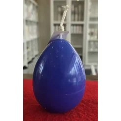 Osterkerze - Osterei - Dunkelblau oder Gelb -