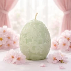 Osterkerze - Osterei - Zartgrün