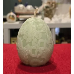 Osterkerze - Osterei - Zartgrün