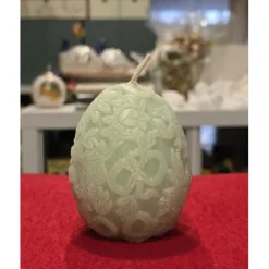 Osterkerze - Osterei - Zartgrün