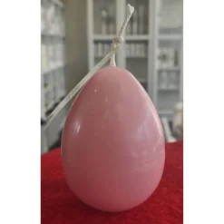 Osterkerze - Osterei in drei Größen - Rosa -