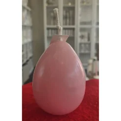 Osterkerze - Osterei in drei Größen - Rosa -