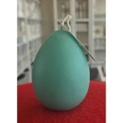 Osterkerze XL - Osterei - Minzgrün -