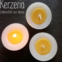 Osterkerzen Spiegelei 3er Set