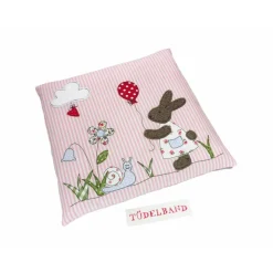 Osterkissen Kissen Namenskissen Kinderkissen ...ganz kleine Blumenwiese...rosa...