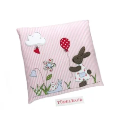 Osterkissen Kissen Namenskissen Kinderkissen ...ganz kleine Blumenwiese...rosa...