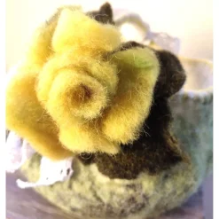 Osterkorb handgefilzt, 100% Wolle