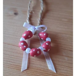 Osterkranz  Ostereier  Miniatur  1:12 Wichteltür  Fee  Ostern