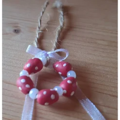 Osterkranz  Ostereier  Miniatur  1:12 Wichteltür  Fee  Ostern