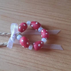 Osterkranz  Ostereier  Miniatur  1:12 Wichteltür  Fee  Ostern