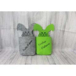 Osterkörbchen aus Filz personalisiert – Handgemachtes Ostern Körbchen mit Wunschname