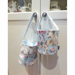 Osterkörbchen aus Stoff Utensilo Osterhase Hase, Osterdekoration, Unikat hessmade