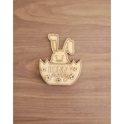 Osterkörbchen für Geldschein oder Gutscheinkarte als Verpackung aus Holz.Personalisierbar,für Ostern als Geschenk