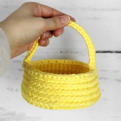 Osterkörbchen mit Henkel | Ostern | Osternest | Häkelkorb | Osterkorb