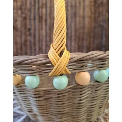 Osterkörbchen personalisiert,  Kinderkorb,  Korb mit Anhänger, Korb mit Namen