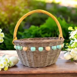 Osterkörbchen personalisiert,  Kinderkorb,  Korb mit Anhänger, Korb mit Namen