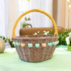 Osterkörbchen personalisiert,  Kinderkorb,  Korb mit Anhänger, Korb mit Namen