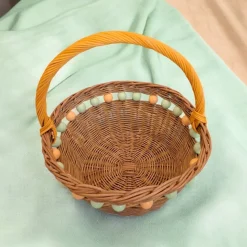 Osterkörbchen personalisiert,  Kinderkorb,  Korb mit Anhänger, Korb mit Namen