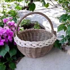 Osterkörbchen personalisiert,  Kinderkorb,  Korb mit Anhänger, Korb mit Namen