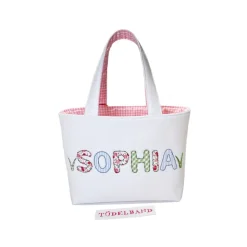 Osterkörbchen Stoffkörbchen Kinderkörbchen Kindertasche ...Frühlingswiese... cremeweiß...rosa...