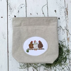 Osterkörbchen Utensilo  – Geschenkbeutel & Aufbewahrung im Frühlingsdesign