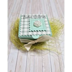 Ostern Geschenkbox für Teelicht – Handgemachte Geschenkidee im österlichen Design