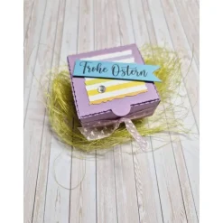 Ostern Geschenkbox für Teelicht – Handgemachte Geschenkidee im österlichen Design