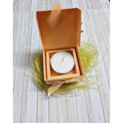 Ostern Geschenkbox für Teelicht – Handgemachte Geschenkidee im österlichen Design
