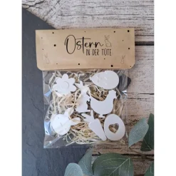 Ostern in der Tüte ~ Geschenk-Set ~ Geschenktütchen ~ Mitbringsel zu Ostern ~ Streuteile ~ Deko