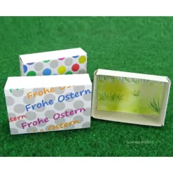 Ostern mini Schachtel Hase Deko Geschenkschachtel Holzhase frohe Ostern happy easter handmade by BuntMixxDESIGN