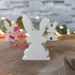 Ostern Schriftzug – Handgefertigte Deko Buchstaben mit Hasenmotiv für frühlingshafte Osterdeko