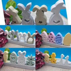 Ostern Steckerchen – Handgemachte Deko in Pastell zum Sammeln & Kombinieren