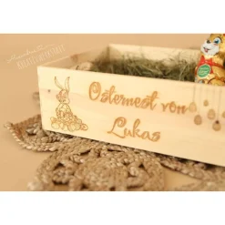 Osternest, Osterkiste, Osterdekoration, Ostergeschenk, Geschenk Ostern, Kiste zu Ostern