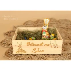 Osternest, Osterkiste, Osterdekoration, Ostergeschenk, Geschenk Ostern, Kiste zu Ostern