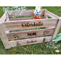 Osternest, Osterkiste, Osterdekoration, Ostergeschenk, Geschenk Ostern, Kiste zu Ostern