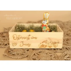 Osternest, Osterkiste, Osterdekoration, Ostergeschenk, Geschenk Ostern, Kiste zu Ostern