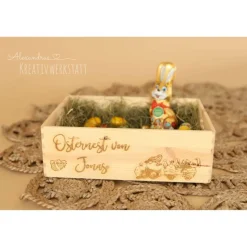 Osternest, Osterkiste, Osterdekoration, Ostergeschenk, Geschenk Ostern, Kiste zu Ostern
