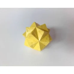 Osterschmuck Faltkugeln aus Transparentpapier, Origami-Kugeln, Kusudama