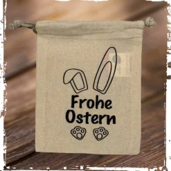 Ostersäckchen | Geschenkbeutel Ostern | Frohe Ostern | nachhaltige Geschenkverpackung