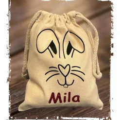 Ostersäckchen personalisiert mit Namen | Geschenkbeutel Ostern