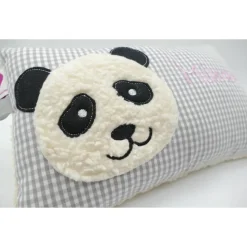 Pandakissen Namenskissen Taufkissen Kuschelkissen Kindergartenkissen Geburtsgeschenk Panda Pandabär