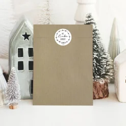 Papiertüten aus Kraftpapier / Flachbeutel in verschiedenen Größen als Geschenkverpackung für jeden Anlass