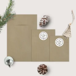 Papiertüten aus Kraftpapier / Flachbeutel in verschiedenen Größen als Geschenkverpackung für jeden Anlass